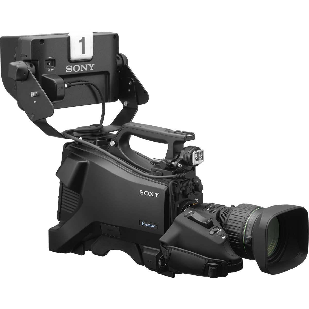 

Sony HXC-FB80SN HD Studio Camera, 2/3" Lens (20x Zoom), 7" Viewfinder