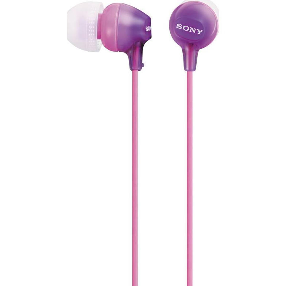 

Sony MDR-EX15LP In-Ear Headphones, Violet