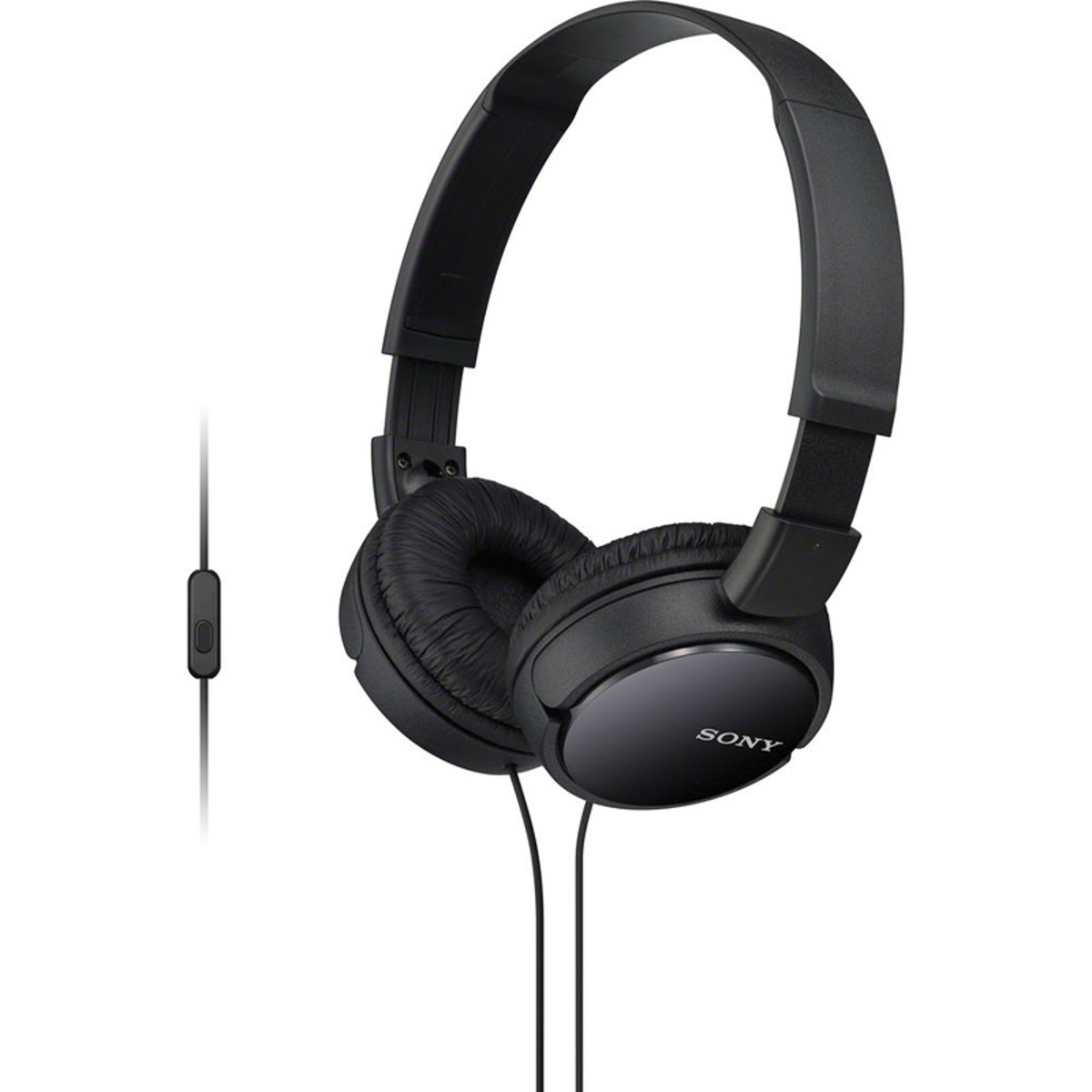 

Sony MDR-ZX110AP Extra Bass Closed Dynamic Smartphone Headset, Black