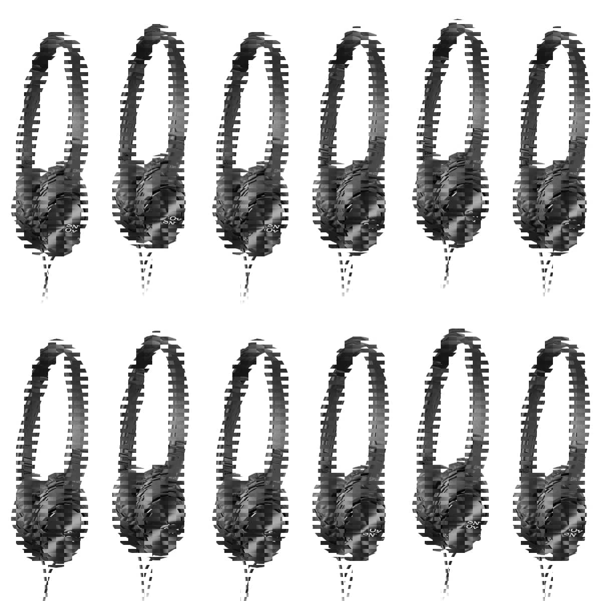 

Sony MDR-ZX110NC Noise Canceling Stereo Closed Dynamic Headphones 6-Pack