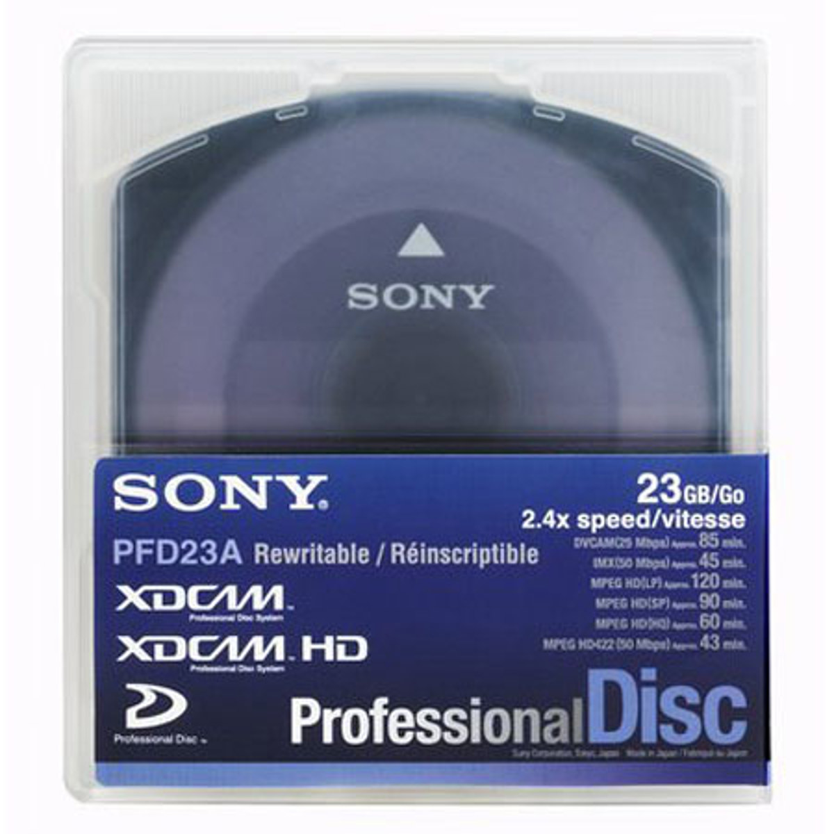 

Sony PFD23A/2 Single Layer 23GB Rewritable Optical Disc
