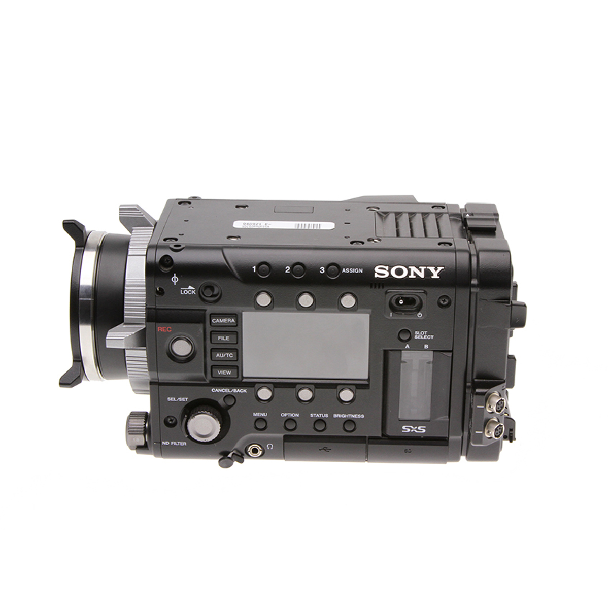

Sony PMW-F55 CineAlta 4K Digital Cinema Camera W/Sony DVFEL100 OLED Viewfinder