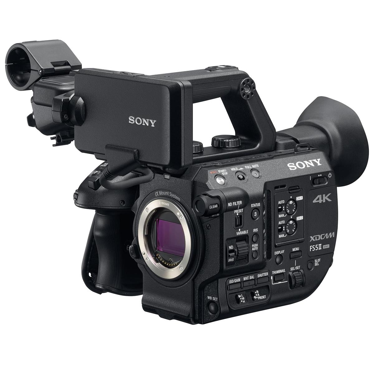 Image of Sony PXW-FS5M2 4K XDCAM Handheld Camcorder
