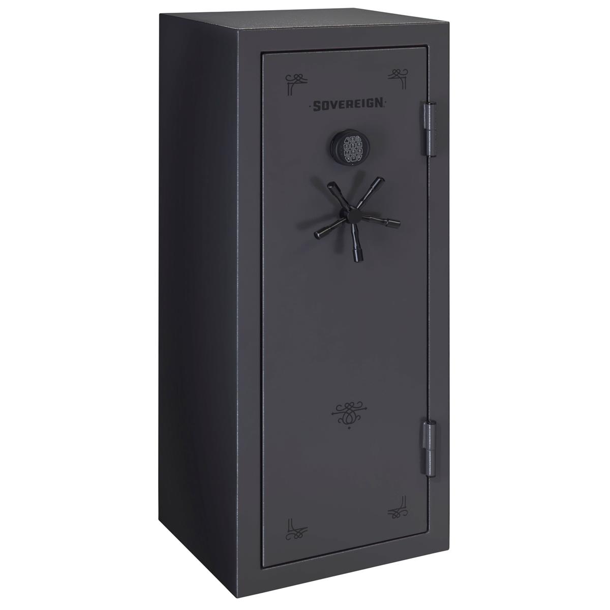 Stack-On 22-Gun Capacity Safe with Electronic Lock, Textured Gray -  S-22-DGP-E-S