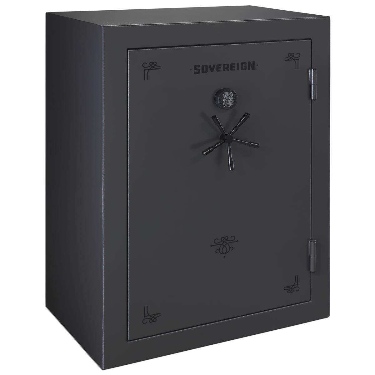 Stack-On 60-Gun Capacity Safe with Electronic Lock, Textured Gray -  S-60-DGP-E-S