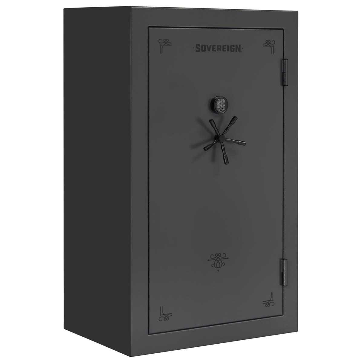 Stack-On 60-Gun Capacity Safe with Electronic Lock, 72" Tall, Textured Gray -  S-60-DGP-E-S-72