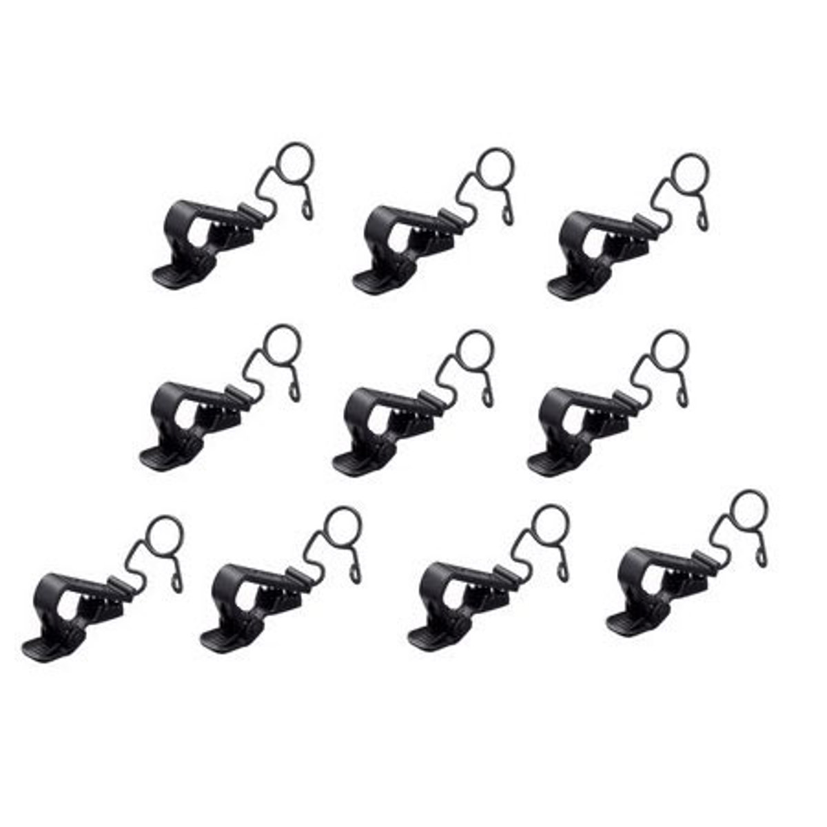 Photos - Microphone Stand Sony SAD-V77B Vertical Clip, 10 Pack, Black SADV77B 