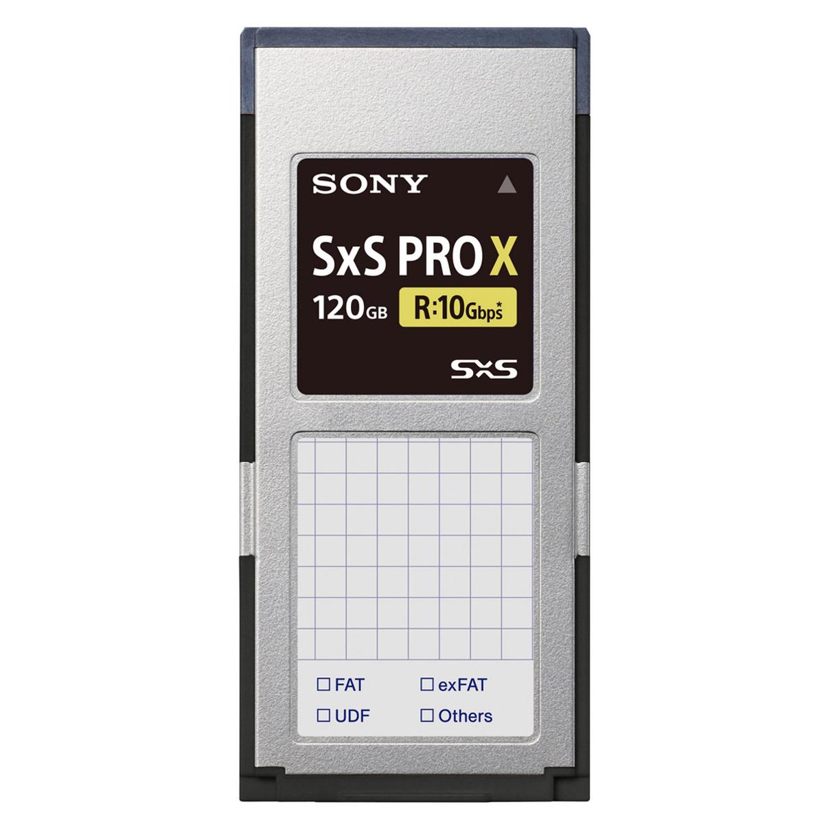 

Sony 120GB SxS PRO X Memory Card, 1250MB/s Read, 600MB/s Write