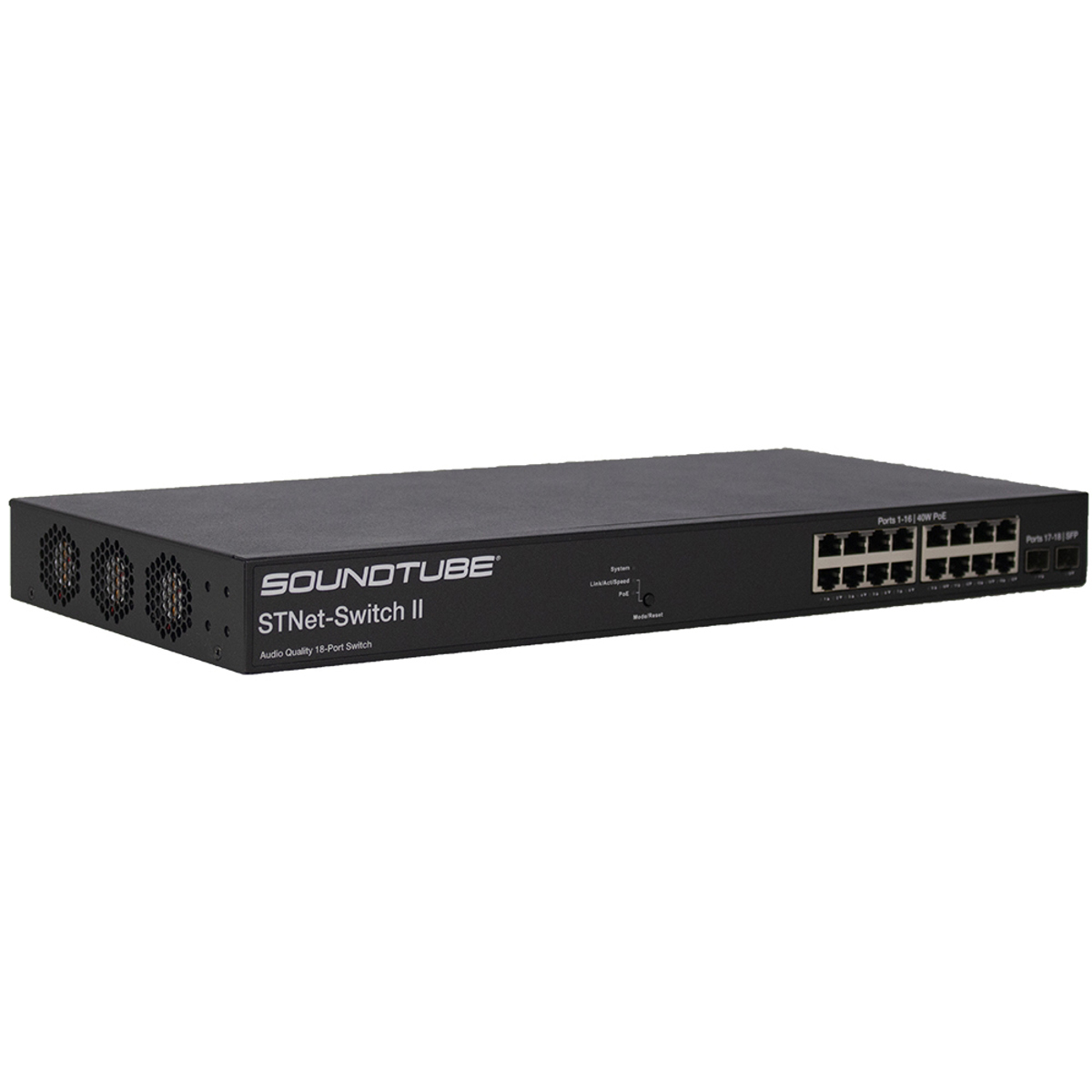 

SoundTube STNet-Switch II 16-Port Gigabit PoE+ Managed Switch