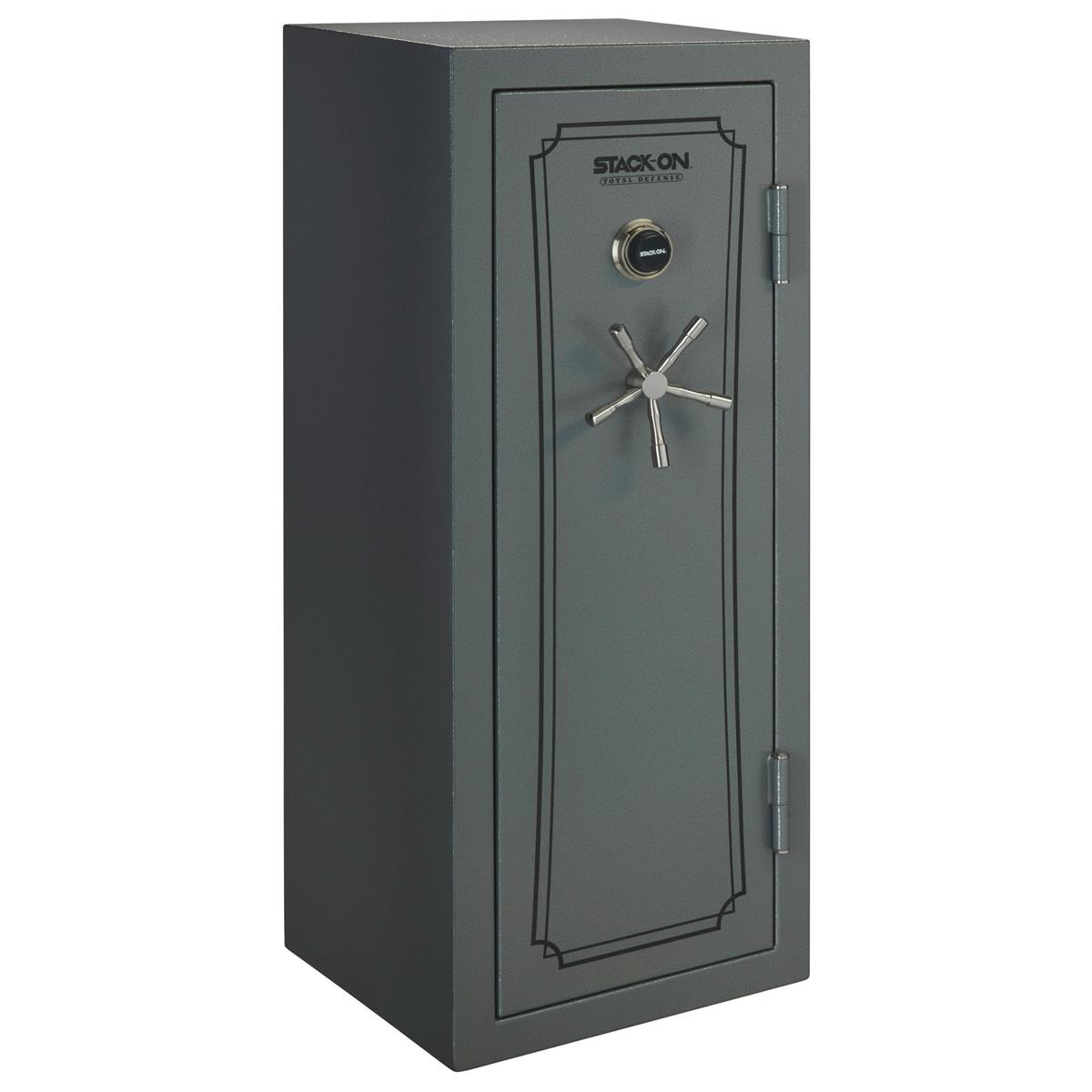 Stack-On 22-24 Gun Capacity Safe with Back-lit Electronic Lock, Gray Pebble -  TD-24-GP-E-S