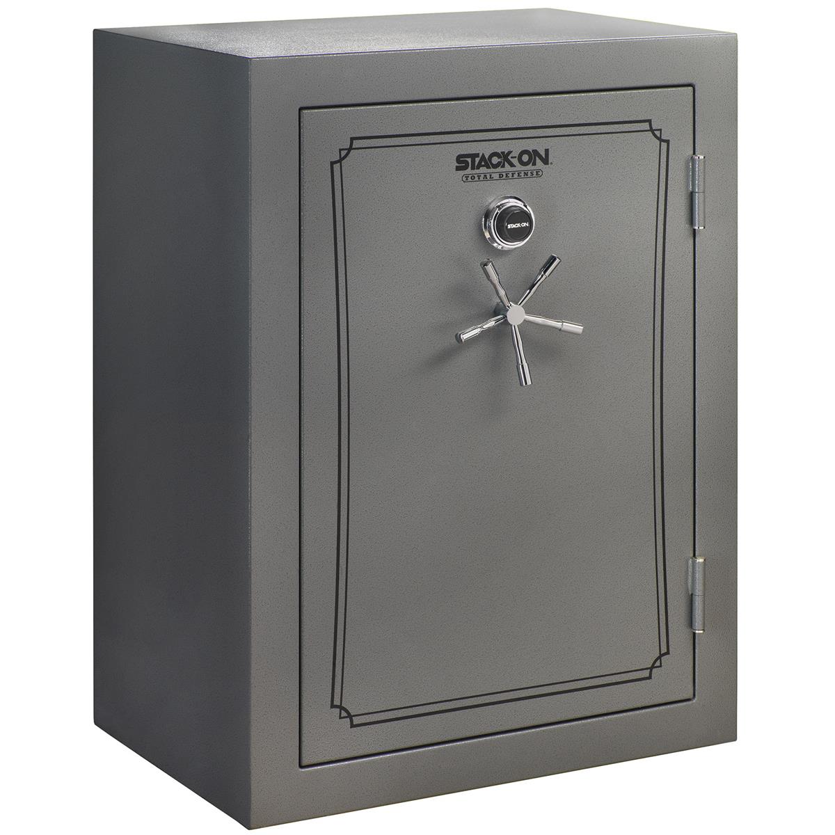 

Stack-On 51-69 Gun Capacity Safe with Back-lit Electronic Lock, Gray Pebble