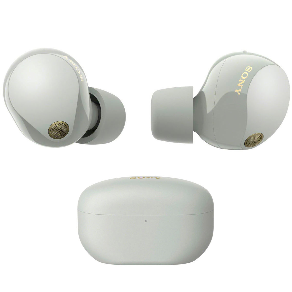

Sony WF-1000XM5 Wireless Noise Canceling Earbuds Silver