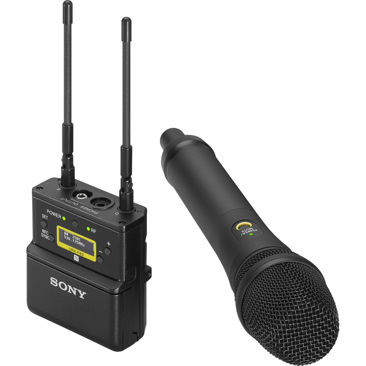 

Sony UWP-D22 Camera-Mount Cardioid Handheld Mic System, 25UC: 536 to 608MHz
