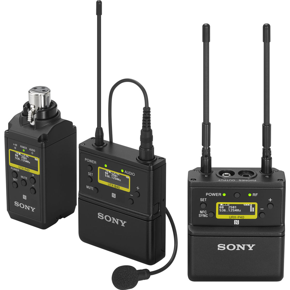 

Sony UWP-D26 Camera-Mount Wireless Combo Microphone System, 90UC: 941 to 960MHz