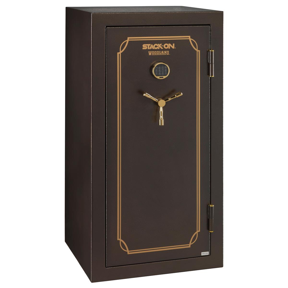 Stack-On 36-40 Gun Capacity Safe with Back-lit Electronic Lock, Brown Hammertone -  W-40-BH-E-S