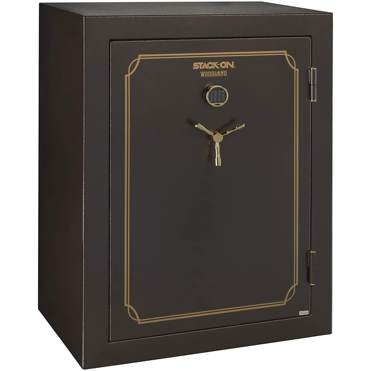 Stack-On 51-69 Gun Capacity Safe with Back-lit Electronic Lock, Brown Hammertone -  W-69-BH-E-S