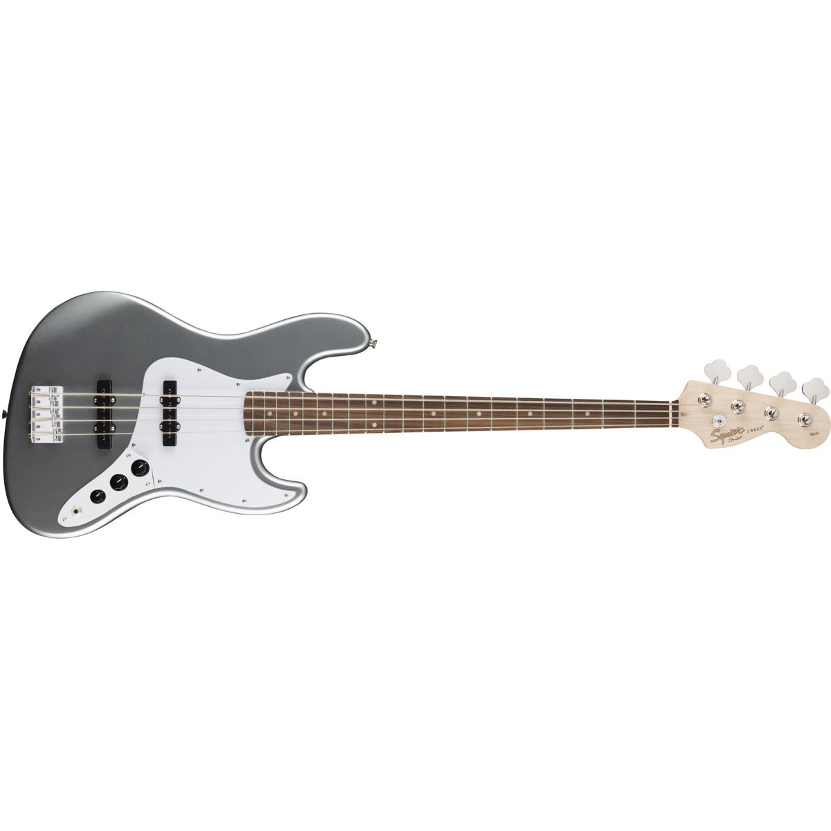 

Squier Affinity Series 4 String Jazz Bass Guitar, Slick Silver