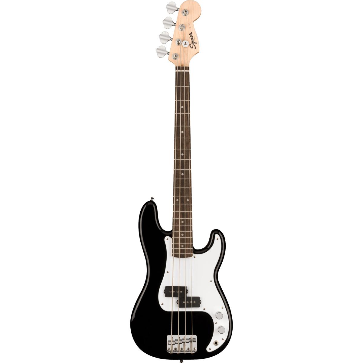

Squier Mini Precision Bass Guitar, Laurel Fingerboard, Black