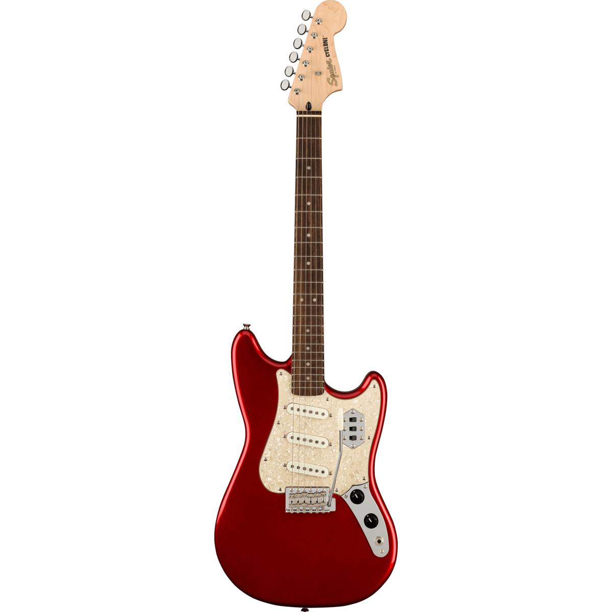 Squier Paranormal Cyclone Electric Guitar, Candy Apple Red -  0377010509