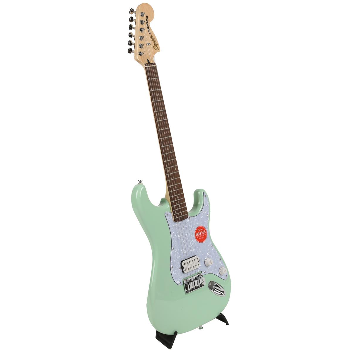 Squier FSR Affinity Series Stratocaster H Electric Guitar, Laurel, Surf Green -  0378084557