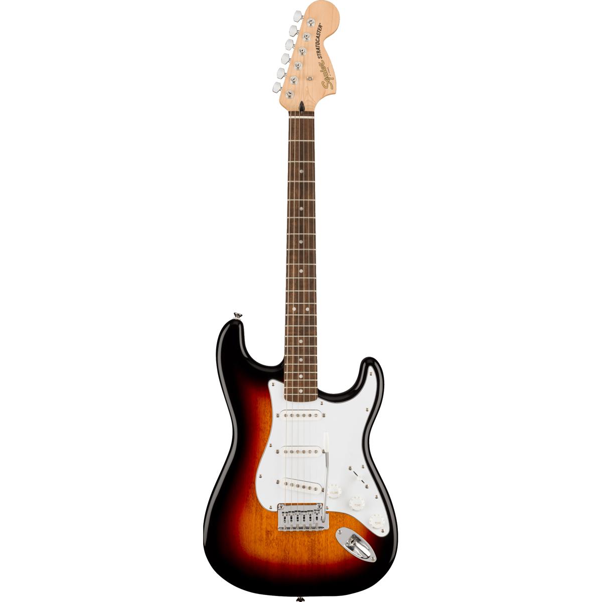 

Squier Affinity Series Stratocaster Electric Guitar, Laurel, 3-Color Sunburst