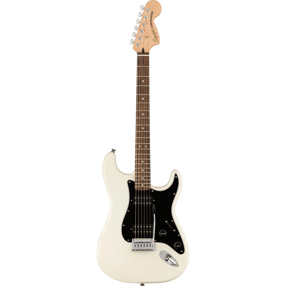 

Squier Affinity Series Stratocaster HH Guitar, Laurel Fingerboard, Olympic White