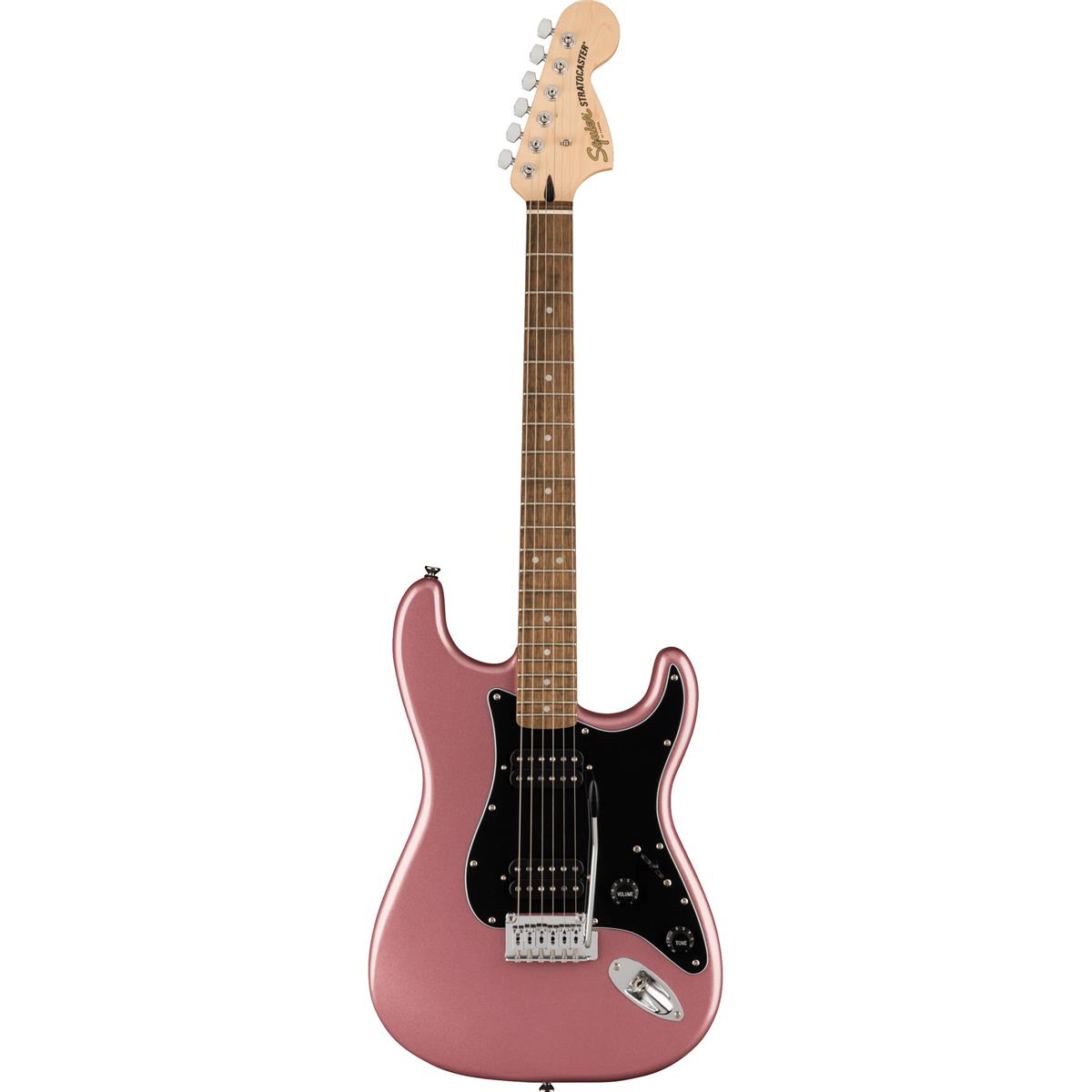 

Squier Affinity Series Stratocaster HH Guitar, Laurel Fingerboard, Burgundy Mist