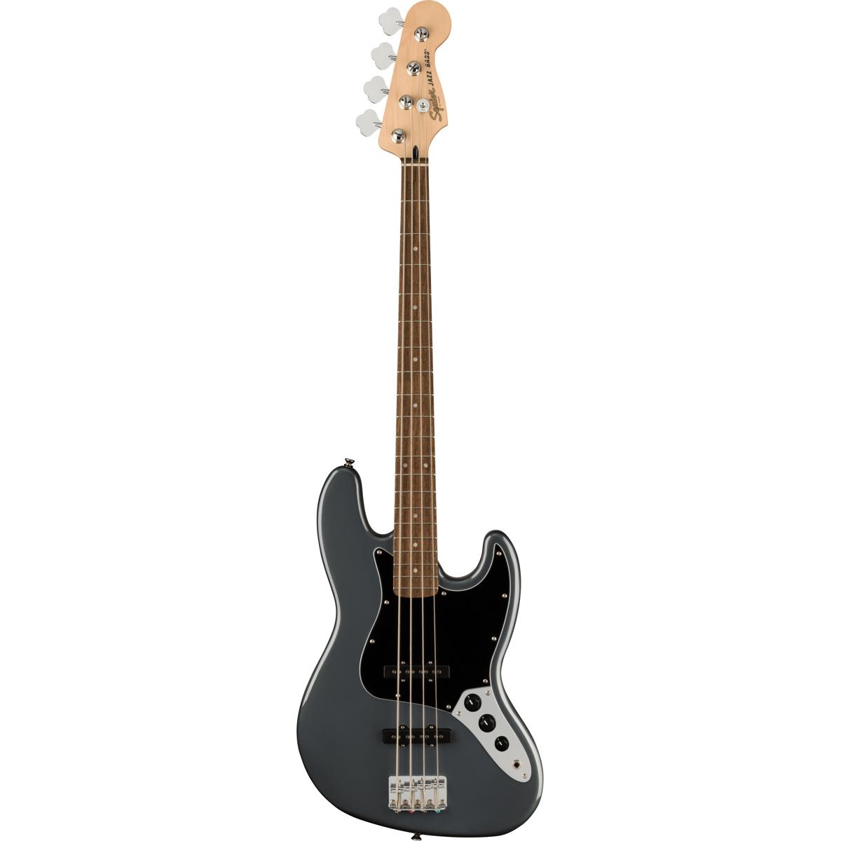 

Squier Affinity Jazz Bass Guitar, Laurel Fingerboard, Charcoal Frost Metallic