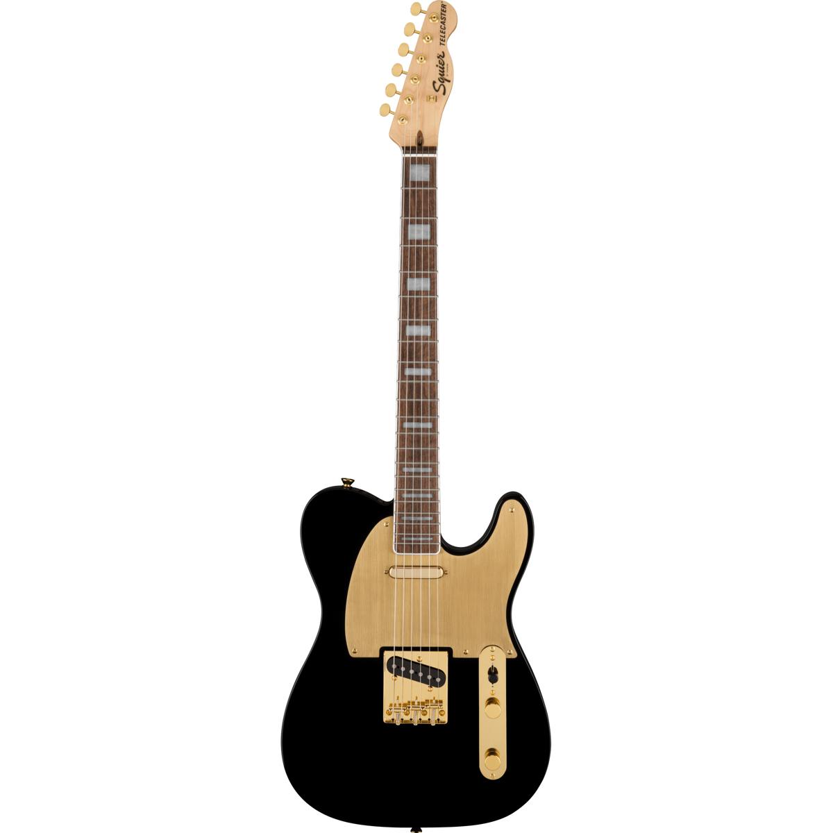 

Squier 40th Anniversary Gold Edition Telecaster Electric Guitar, Black