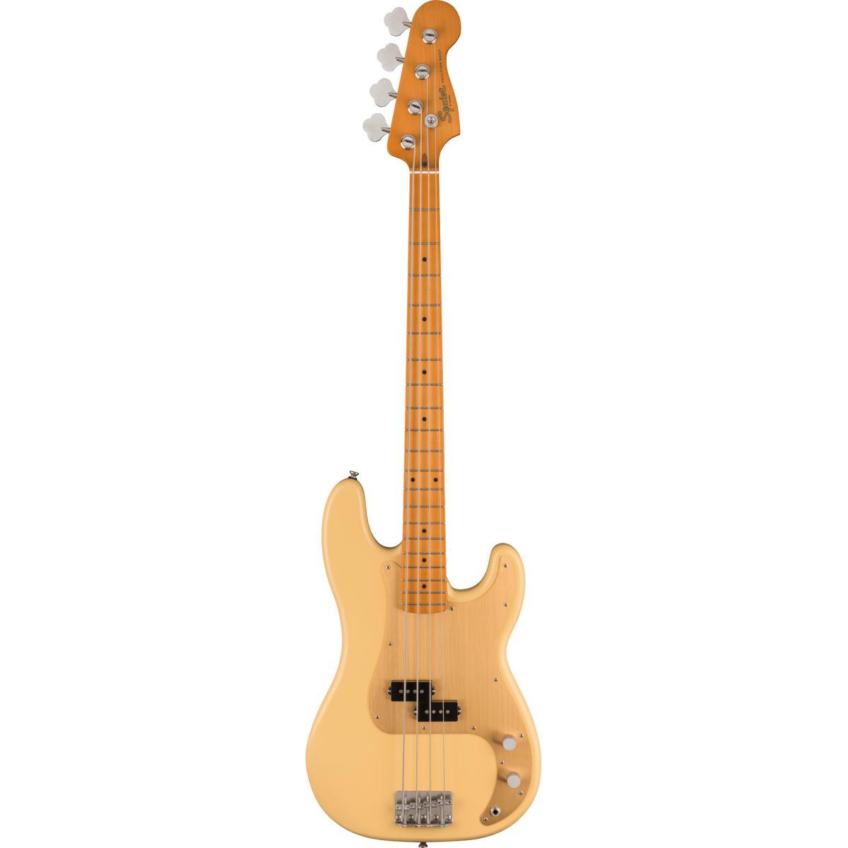 

Squier 40th Anniversary Vintage Ed Precision Bass Guitar, Satin Vintage Blonde