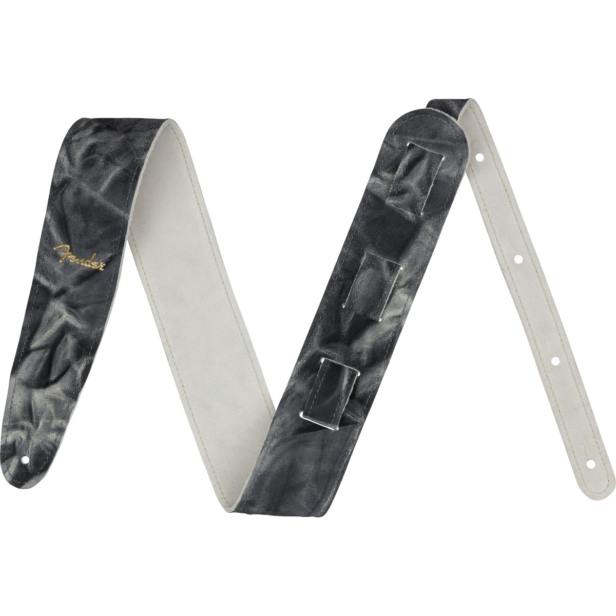 

Fender Tie Dye Leather Strap, Black