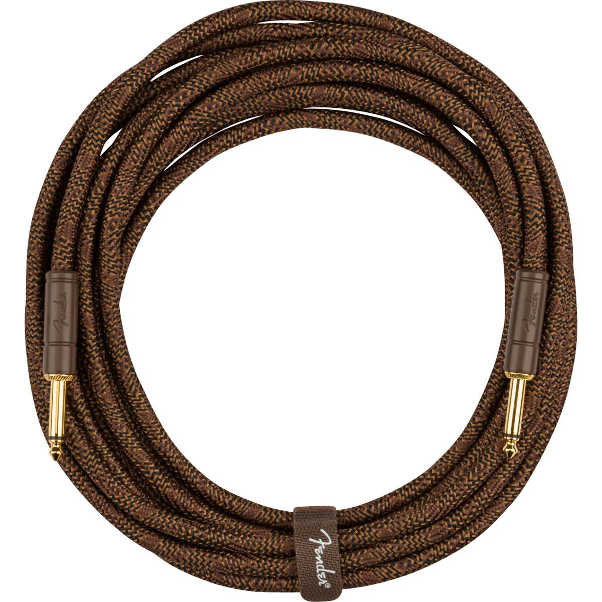 

Fender 18.6' Paramount Acoustic Instrument Cable, Straight/Straight, Brown
