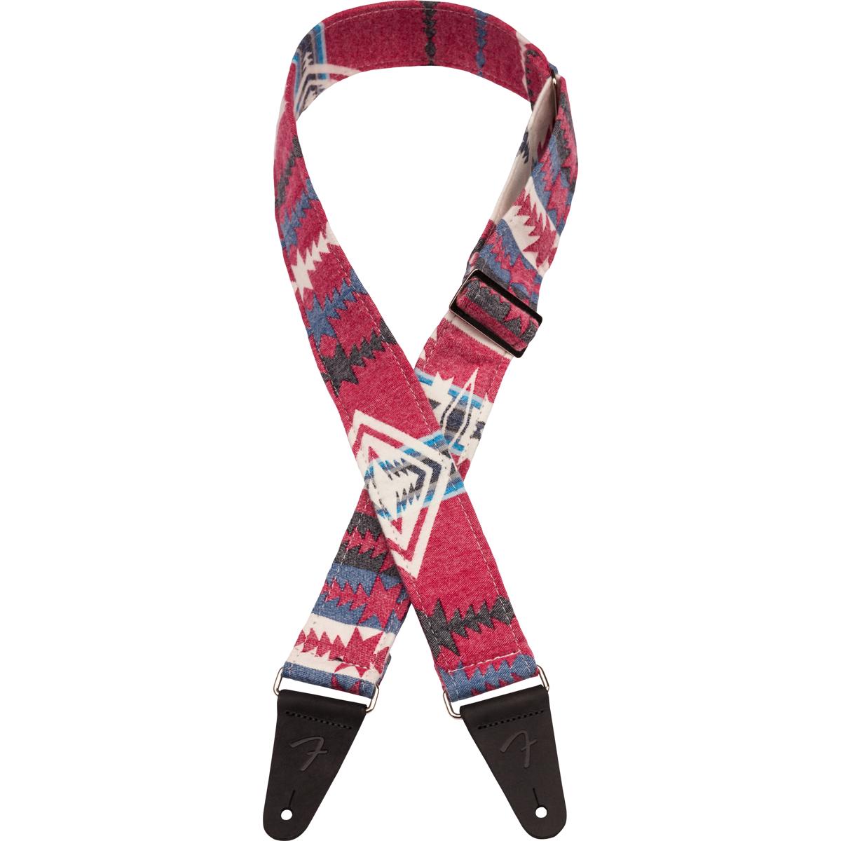 

Fender 2" Zion Polyester Strap, Red Aztec