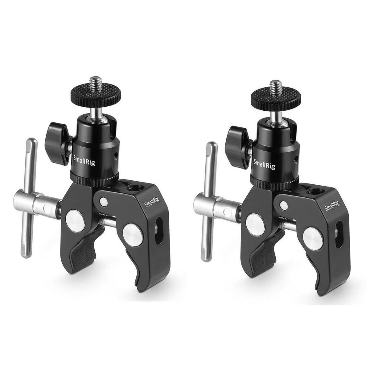 Крепление SmallRig 2 Pack CoolClamp с шаровой головкой на 1/4 винта #1124 2