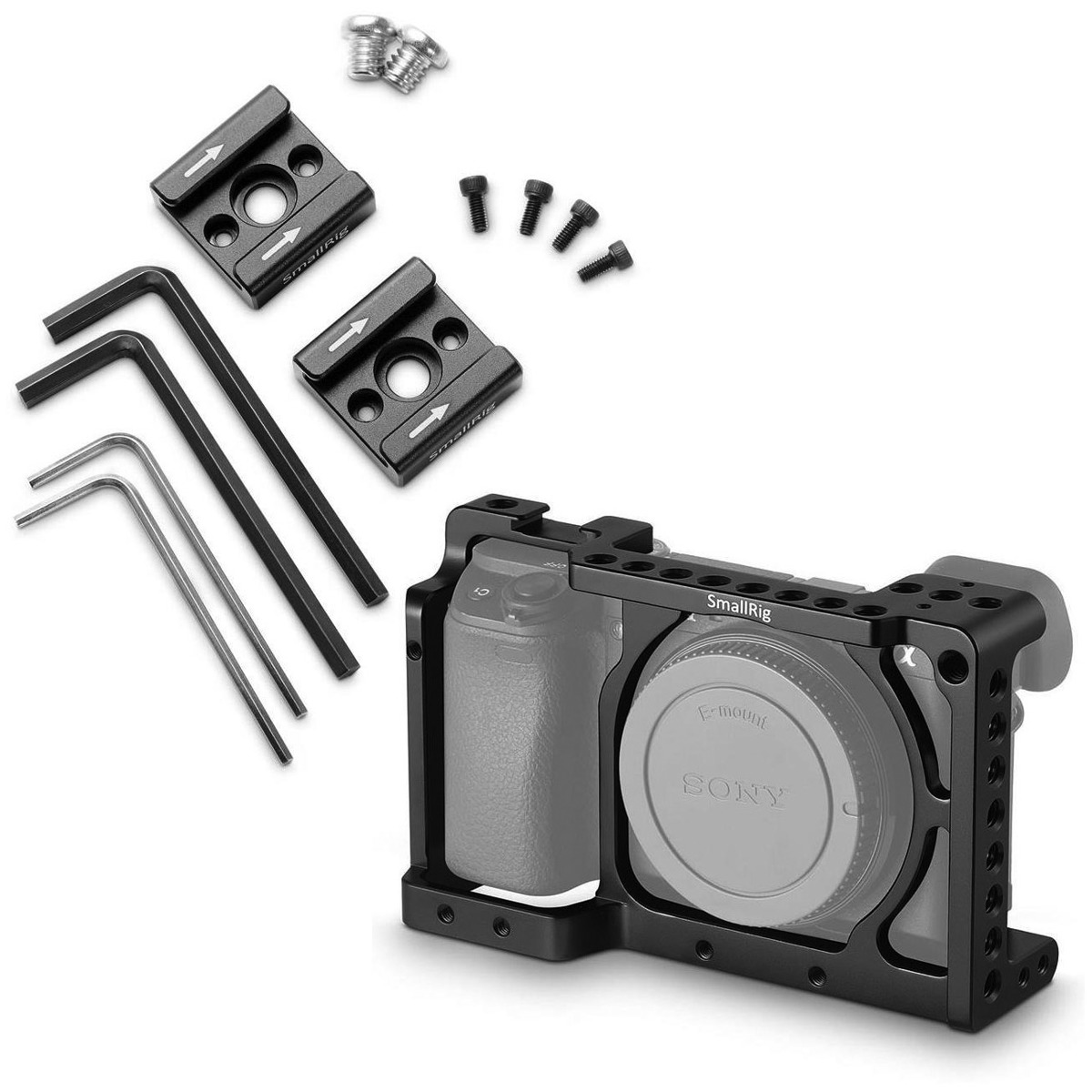 

SmallRig Cold Shoe, 2-Pack W/SR Sony A6000, A6300, A6500, ILCE-6000 & Nex-7 Cage