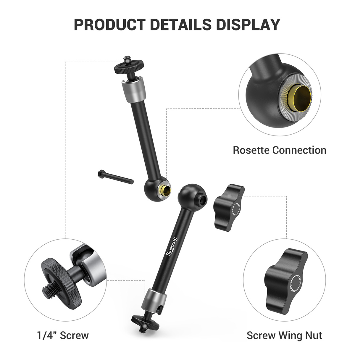 

SmallRig 2066BA 9.5" Articulating Arm