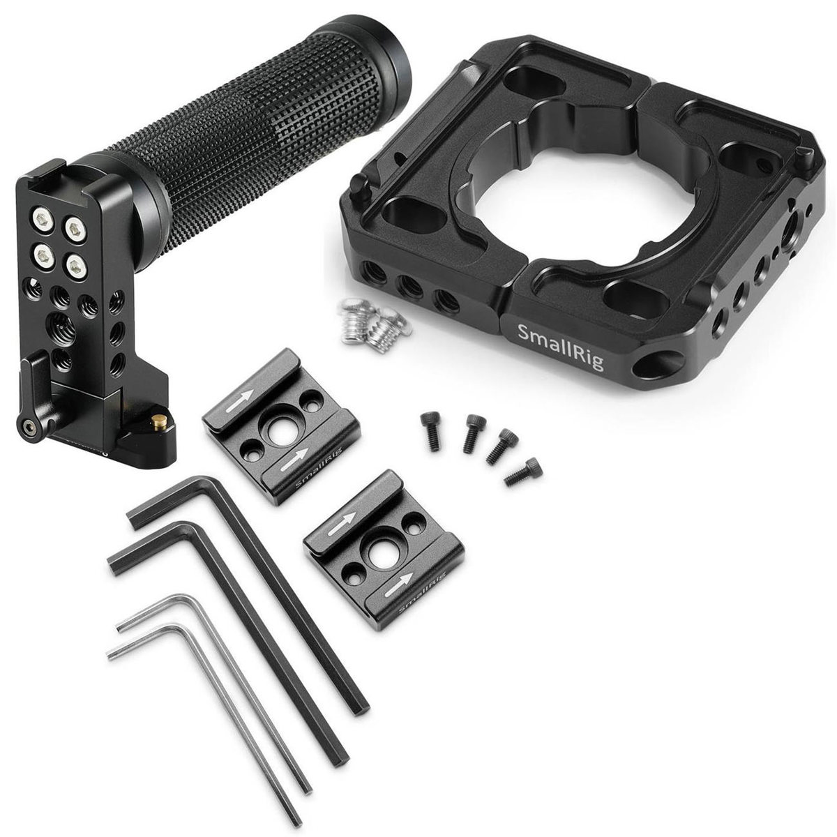

SmallRig Mounting Clamp for DJI Ronin S Gimbal W/QR NATO Rubber Handle/Cold Shoe
