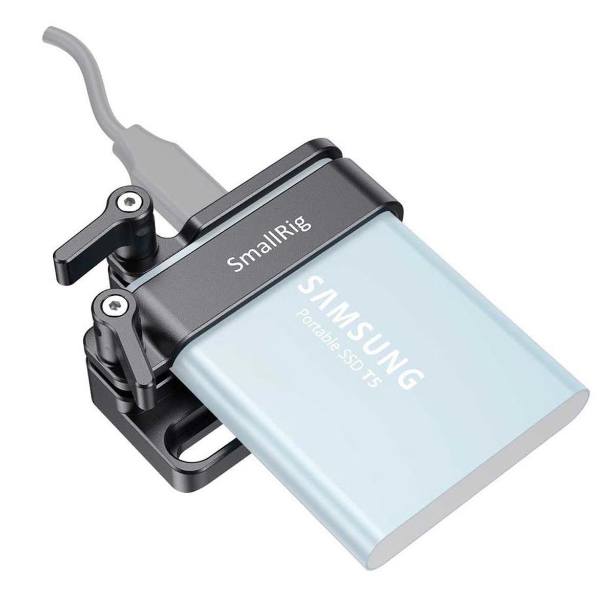 

SmallRig Samsung T5 SSD Mount for BMPCC 4K/6K and Z CAM E2 Cages, New Version