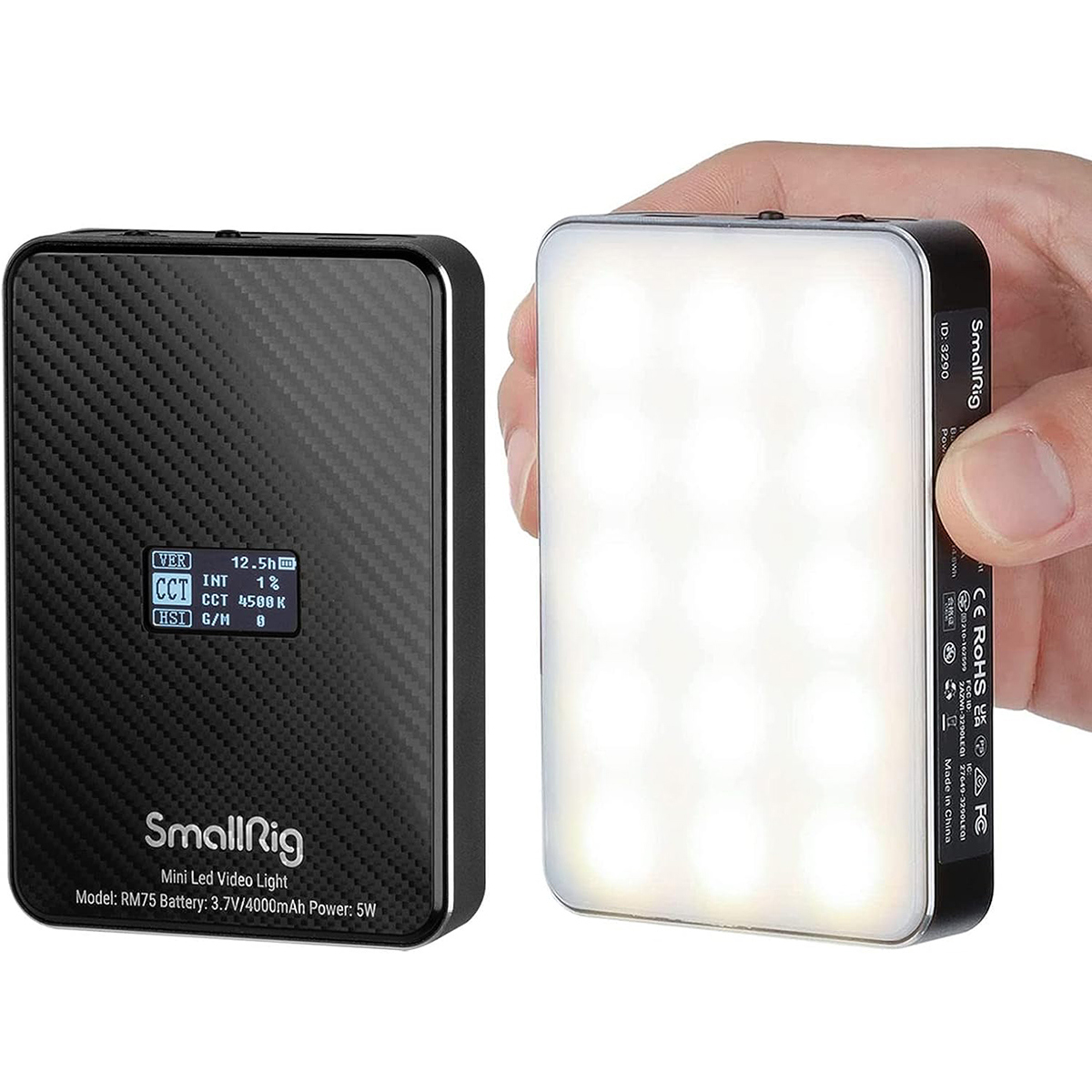 Смарт-светодиодная лампа SmallRig RM75 RGB #3290