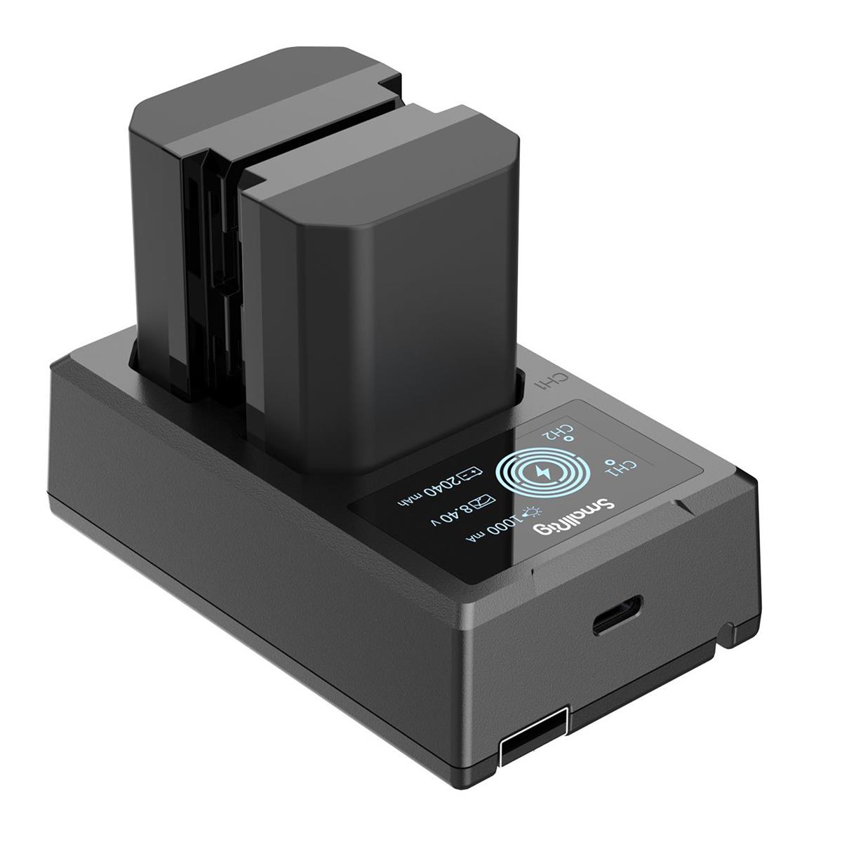 Аккумулятор для камеры SmallRig 2x NP-FZ100 14,69 Втч 7,2 В 2040 мАч и комплект двойного зарядного устройства