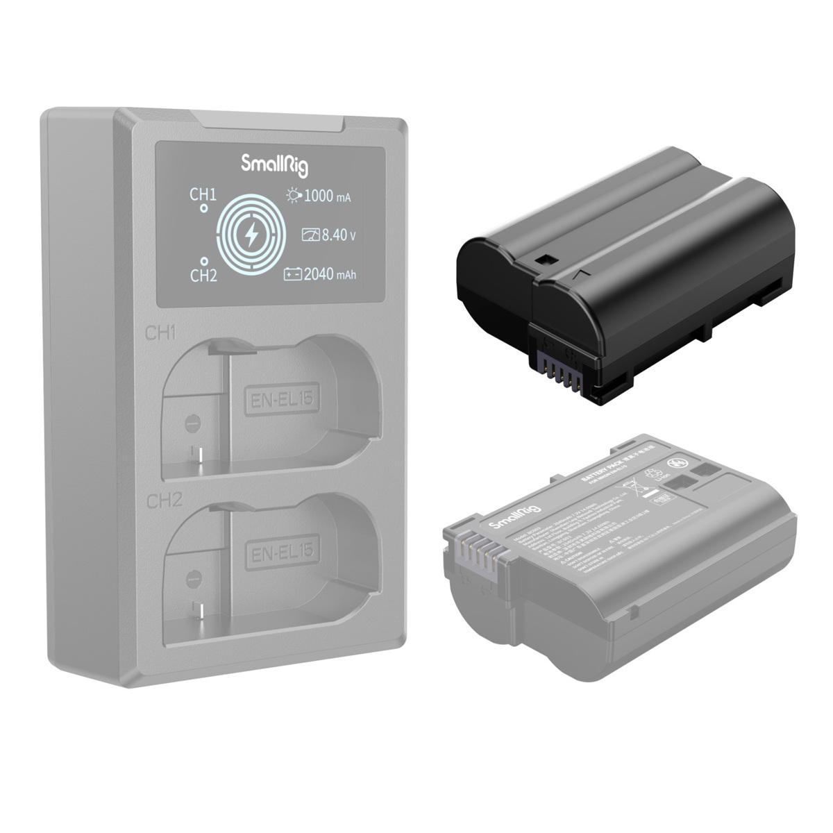 

SmallRig EN-EL15 14.69Wh 7.2V 2040mAh Camera Battery
