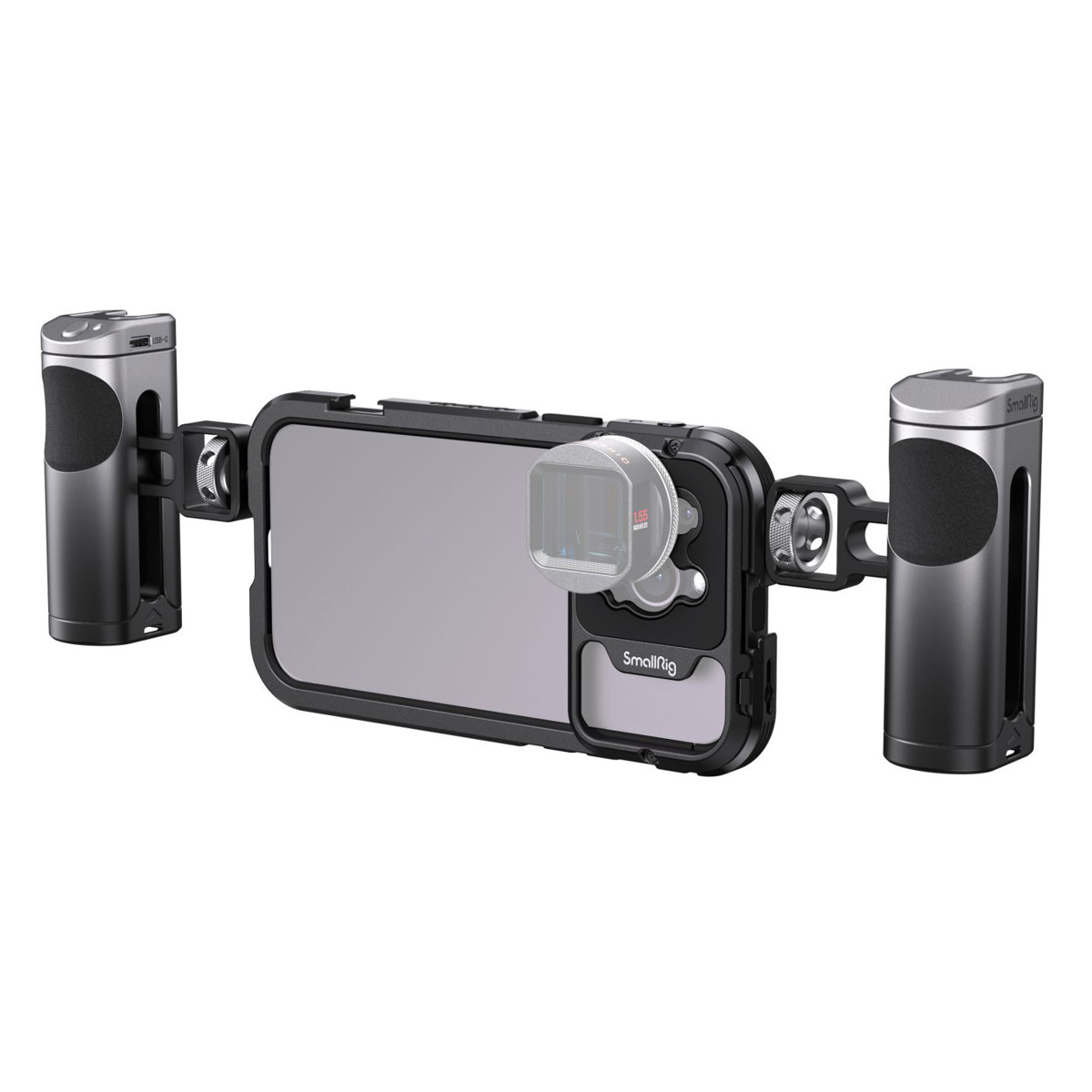 

SmallRig Dual Handheld Mobile Video Cage Kit for Apple iPhone 14 Pro Max