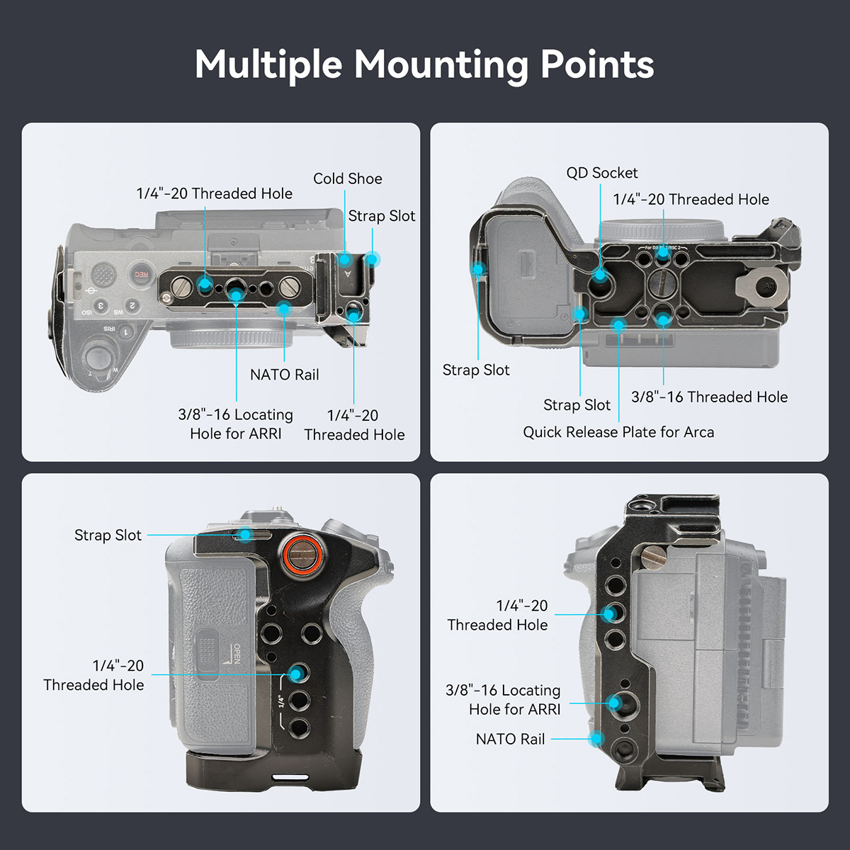 

SmallRig 4138 Full Camera Cage for Sony FX30/FX3