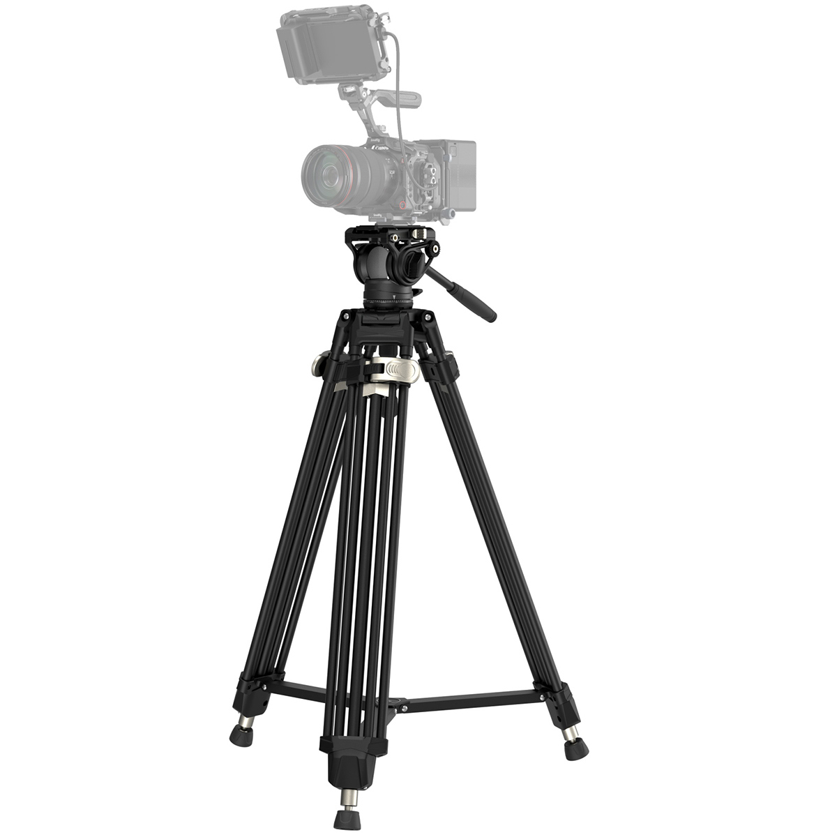 Image of SmallRig AD-80 2-Section FreeBlazer Heavy-Duty Al Alloy Tripod with Fluid Head