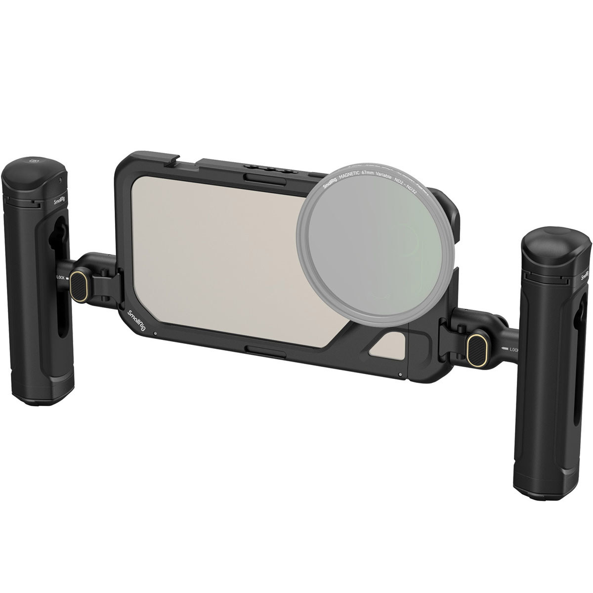 

SmallRig Dual Handheld Mobile Video Cage Kit for Apple iPhone 15 Pro Max
