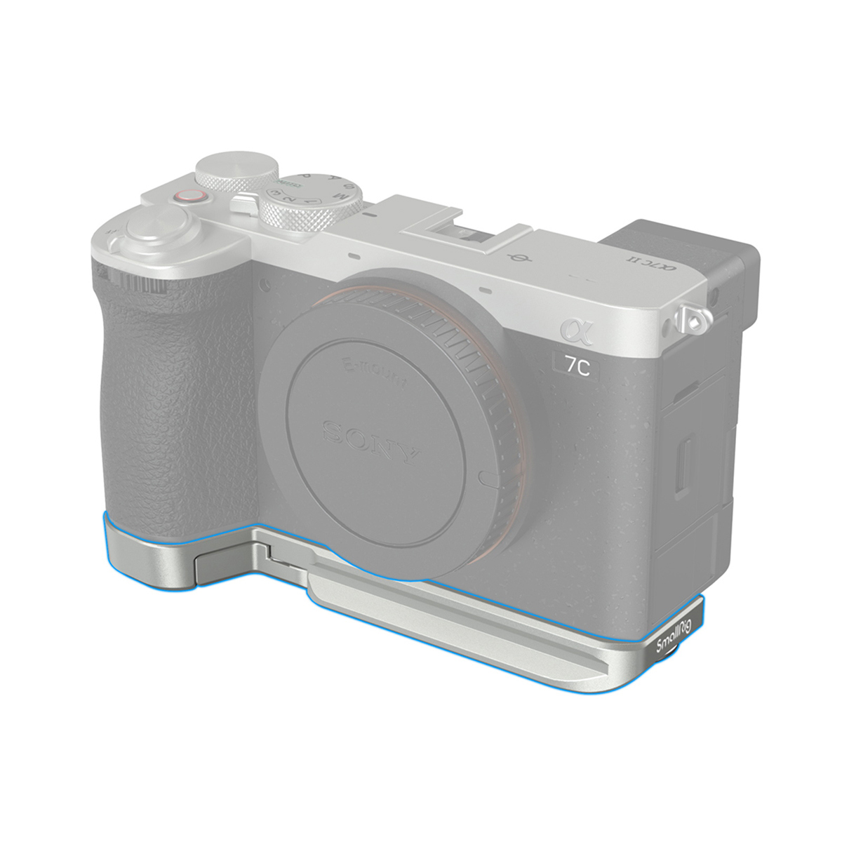 

SmallRig Bottom Mount Plate for Sony Alpha 7C II and Alpha 7CR, Silver