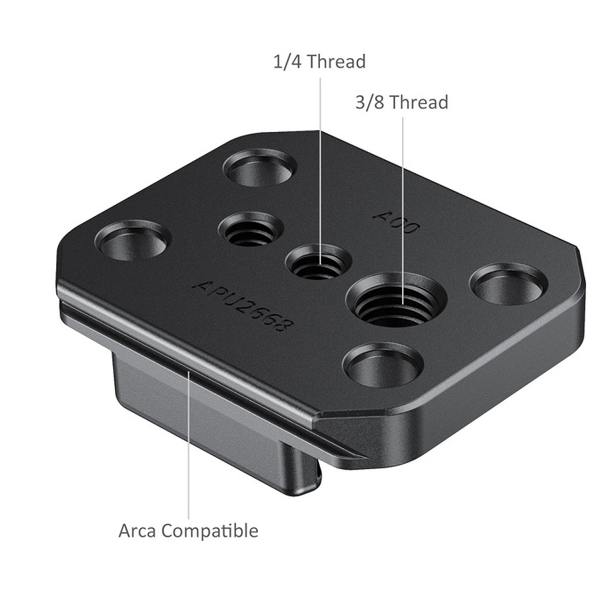 SmallRig Buckle Adapter with Arca Quick Release Plate for GoPro Camera #APU2668