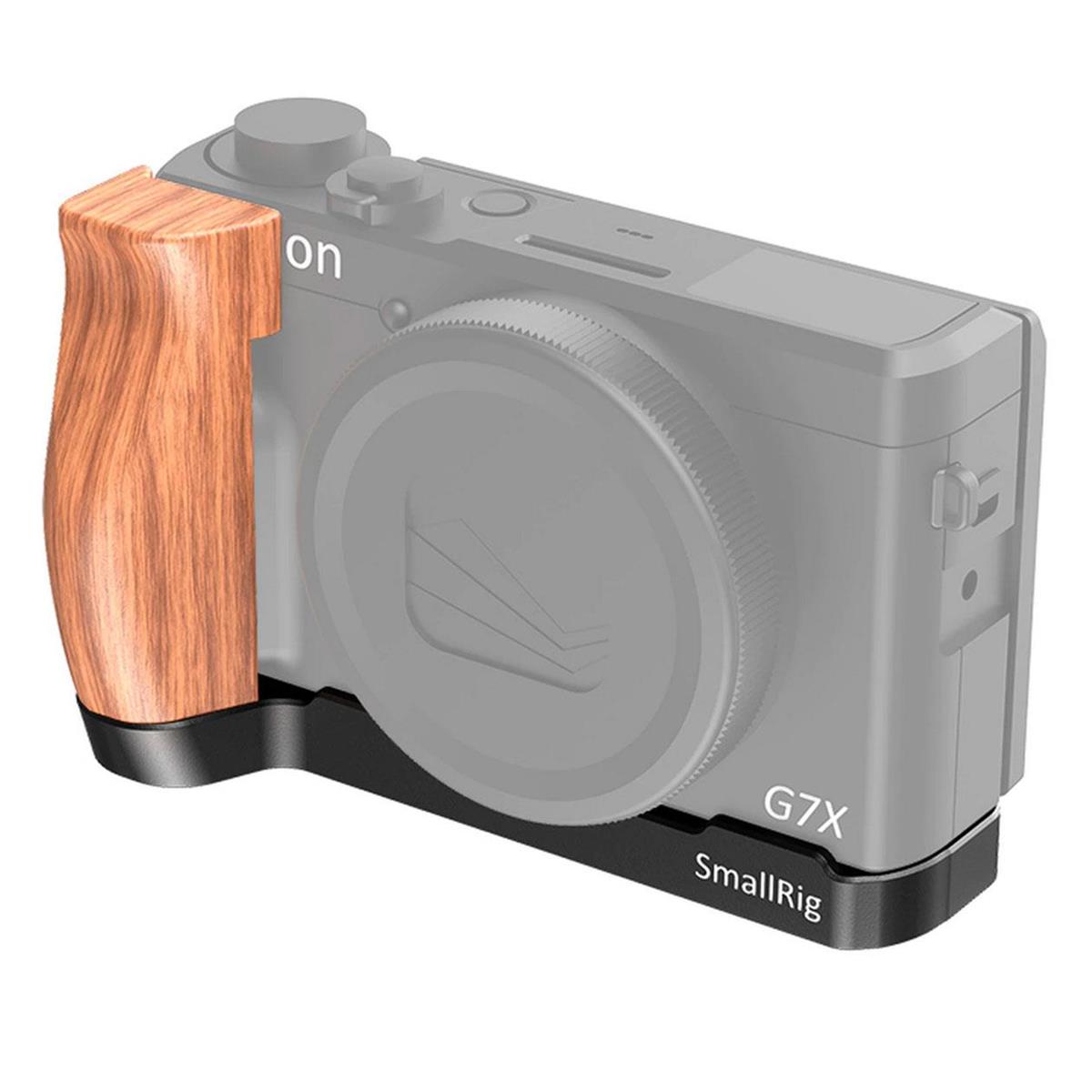 SmallRig L-Shaped Wooden Grip for Canon G7X Mark III