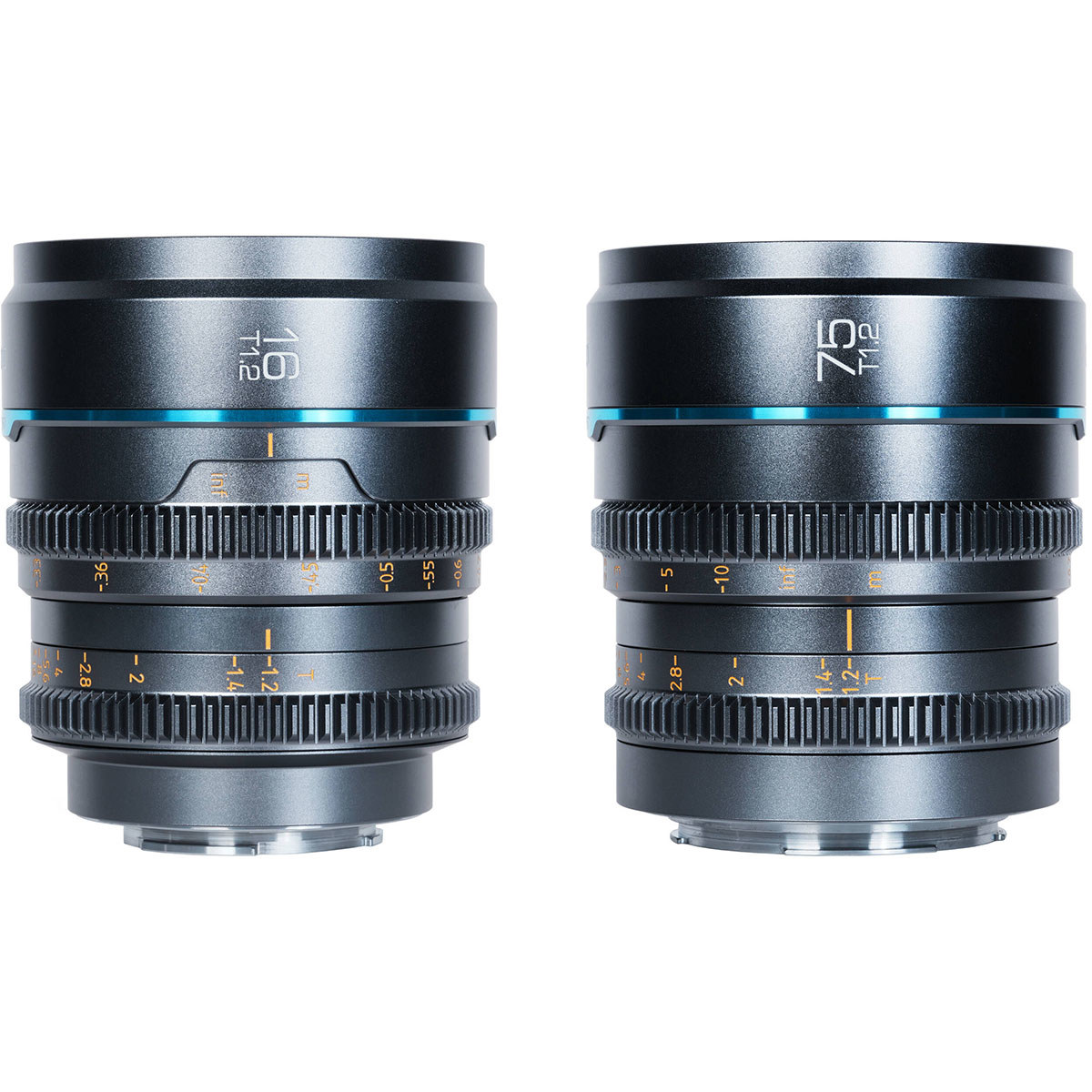 

Sirui Night Walker T1.2 S35 Cine Lens Metal Gray 16mm, 75mm Set Canon RF