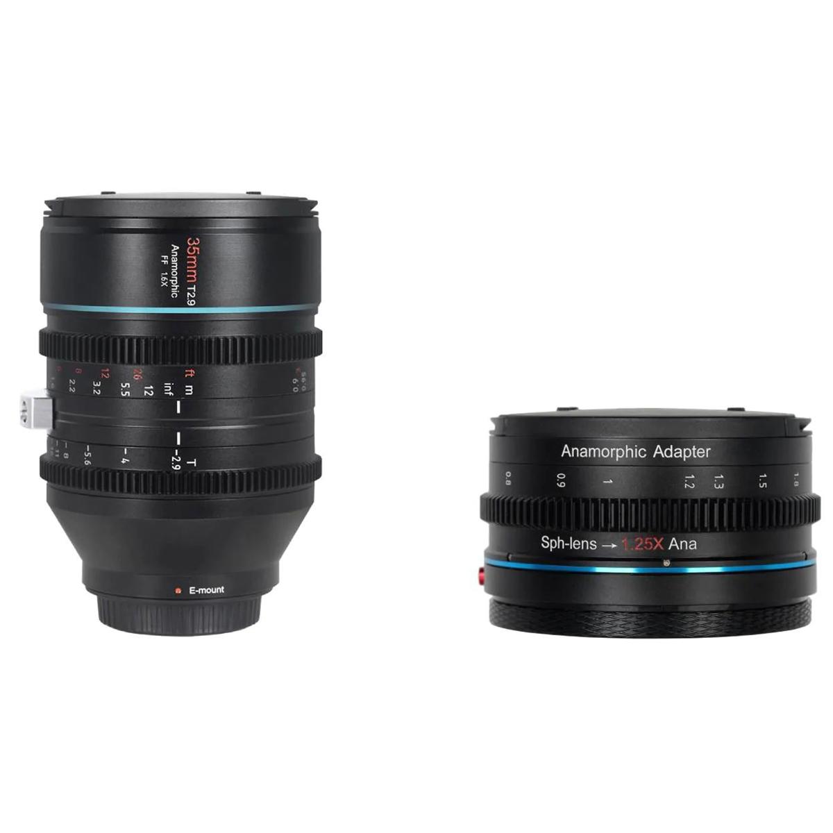 

Sirui 35mm T2.9 1.6x Anamorphic Lens with 1.25x Adapter for Sony E